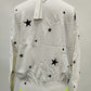 Aqua Women's Star Print Sweater Brown Size S