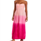 Tiare Hawaii Women's Cover Up Jasmine Ombre Maxi Dress Swim Pink Size Regular