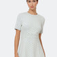 Leota Women's Cameo Luxe Jacquard Mackenzie Dress White