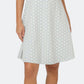 Leota Women's Cameo Luxe Jacquard Mackenzie Dress White