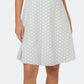 Leota Women's Cameo Luxe Jacquard Mackenzie Dress White