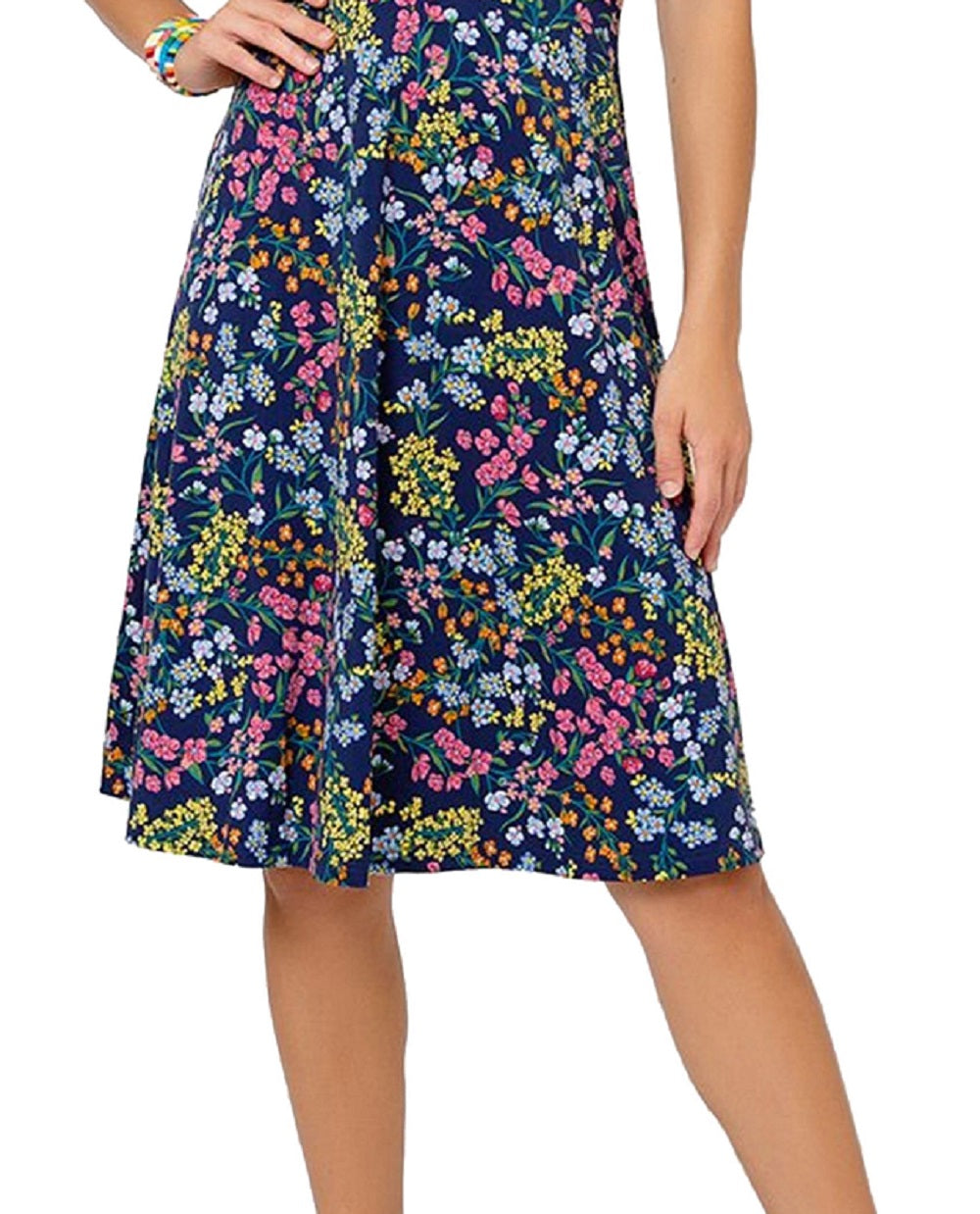 Leota Women's Sweetheart Faux Wrap Flutter Sleeve Dress Blue Size X-Large