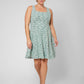 Leota Women's Ariana Dress in Green Multi Jacquard 2X Lord & Taylor Green Size 2XL