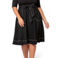 Leota Women's Mindy Skirt Black Size 3X