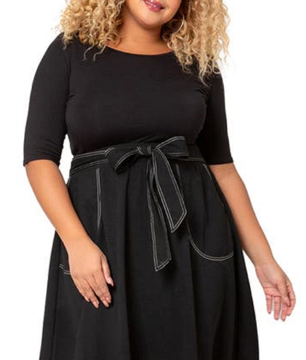 Leota Women's Mindy Skirt Black Size 3X