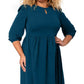 Leota Women's Iman Dress Blue Size 2X