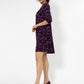 Leota Women's 3/4 Sleeve Melanie 3/4 Sleeve Dress Purple