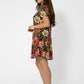 Leota Women's Short Sleeve Serenity Swing Dress Multi