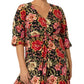 Leota Women's Tanya Floral Print Dress Red