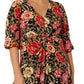 Leota Women's Tanya Floral Print Dress Red