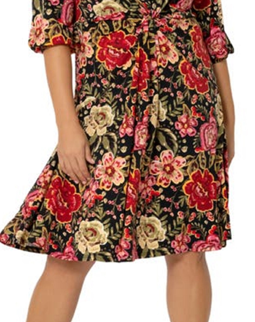 Leota Women's Tanya Floral Print Dress Red