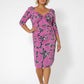 Leota Women's Marielle Floral Print Dress Purple