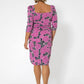 Leota Women's Marielle Floral Print Dress Purple