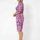 Leota Women's Marielle Floral Print Dress Purple