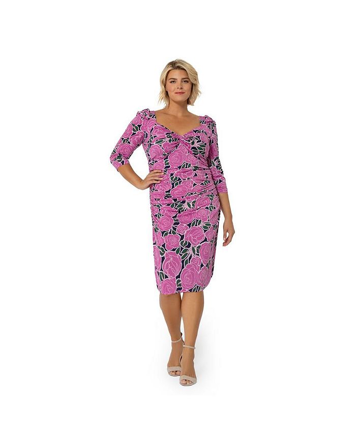 Leota Women's Marielle Floral Print Dress Purple