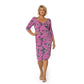 Leota Women's Marielle Floral Print Dress Purple