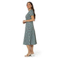 Leota Women's Amiya Midi Perfect Wrap Dress Blue Size Small
