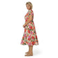 Leota Women's Tiered Ruffle Michelle Dress Orange