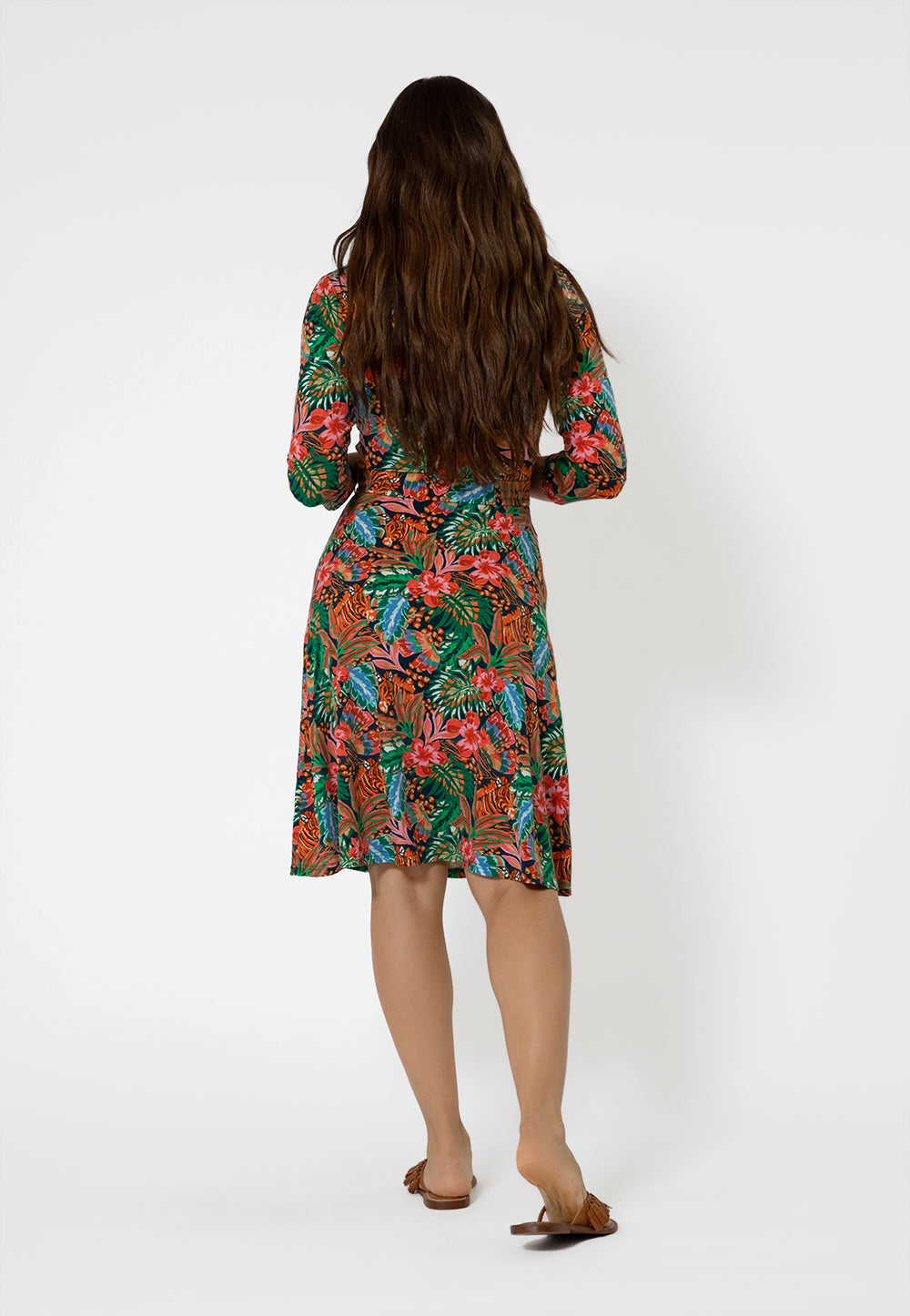 Leota Women's 3/4 Sleeve Perfect Wrap Dress