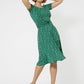 Leota Women's Short Sleeve Brittany Jersey Dress Green