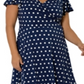 Leota Plus Leota Plus Floral Print Dress Blue Size 1X