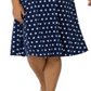 Leota Plus Leota Plus Floral Print Dress Blue Size 1X