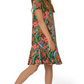 Leota Child Girl's Flowy Ruffled Serenity Dress Green Size Medium