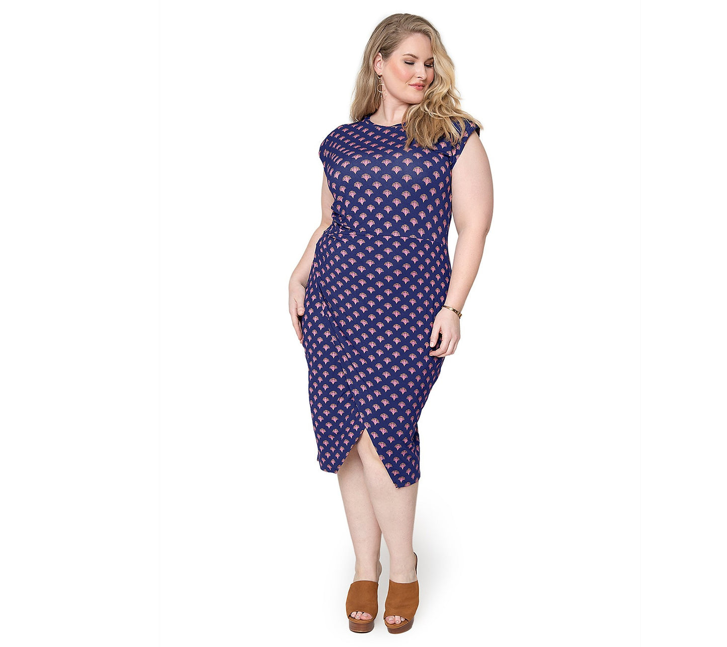 Leota Women's Hayden Dress Blue Size 1X