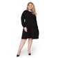Leota Women's Lara Dress Black Size 1X