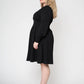 Leota Women's Lara Dress Black Size 1X