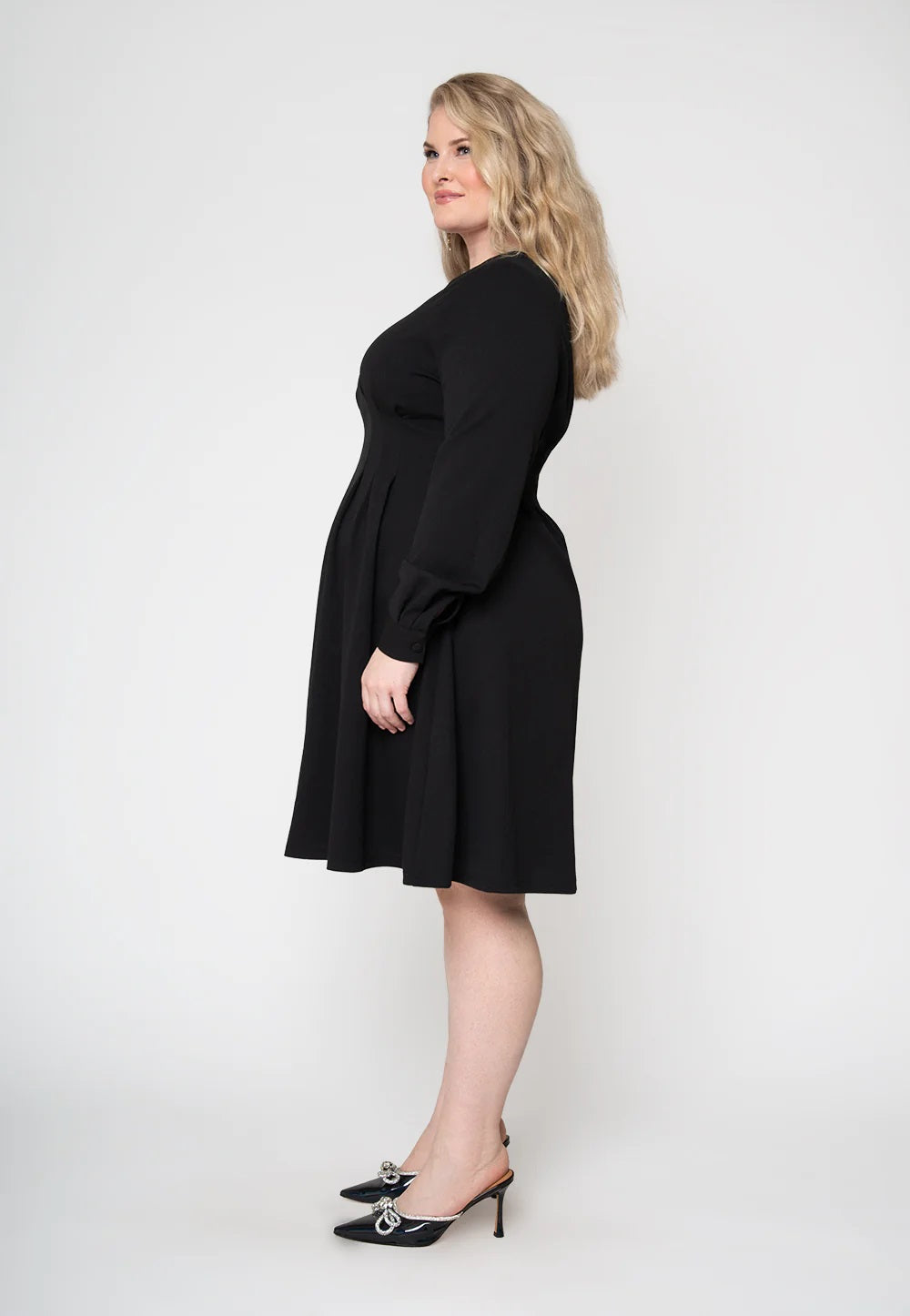 Leota Women's Lara Dress Black Size 1X