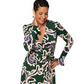 Leota Women's Rosalia Dress Green Size Small