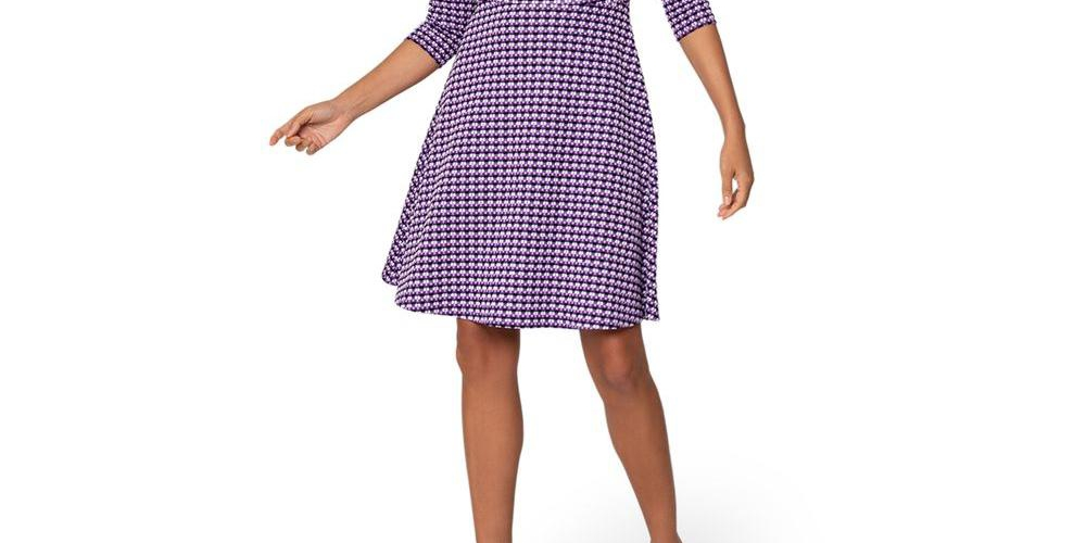 Leota Women's Katherine Dress Purple  Size Small