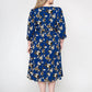Leota Women's Iman Dress Blue Size 3X