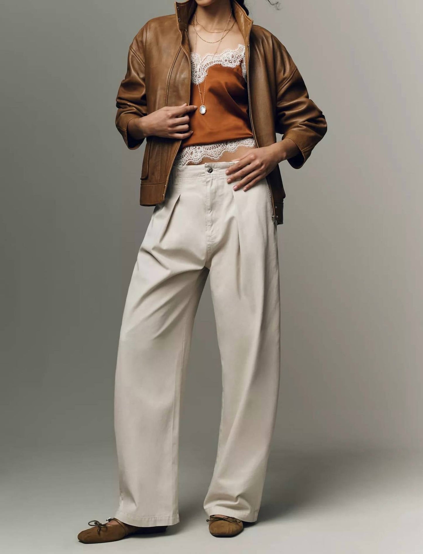 Pistola - Eden Pleated Barrel Trousers