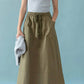 Lilla P - Long Poplin Skirt