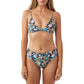 O'NEILL Women's Pismo Knot Front Triangle Bikini Top - Bikini Tops for Women, Perfect Bathingsuit Tops for Women,Tatum Floral,M