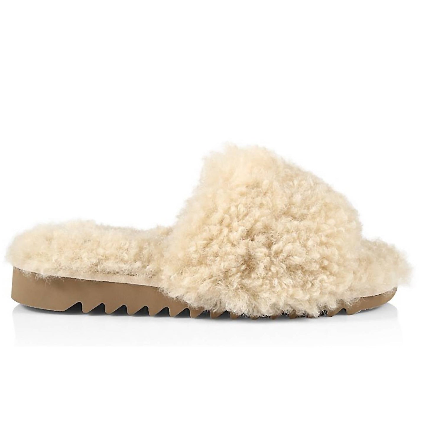 Rag & Bone - Eira Faux Shearling Slides Shoes Flats