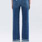 Flying Monkey - Blythe High Rise Cuffed Straight Leg Denim Jeans