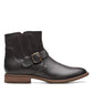Clarks Women's Camzin Loop Ankle Boot - Dark Brown Leather