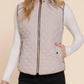 Active Usa - Quilted Zip Up Vest