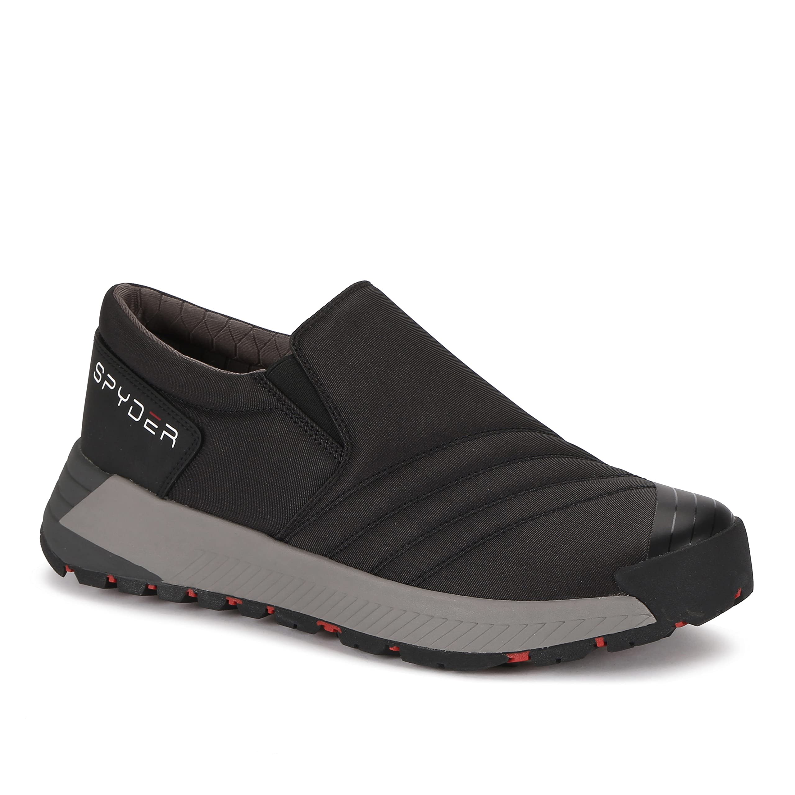 spyder-mens-black-casual-sneakers-size-11