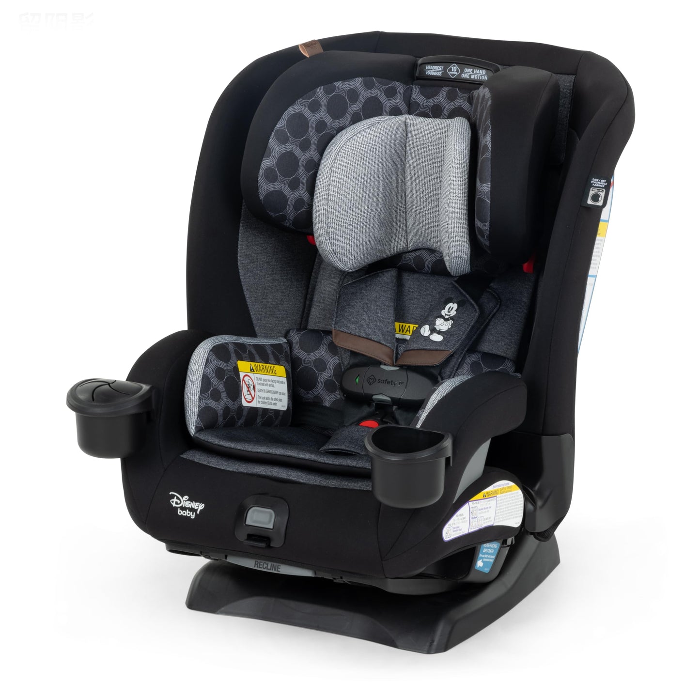 Disney Baby EverSlim 4in1 Convertible Car Seat Vintage Mickey Mouse