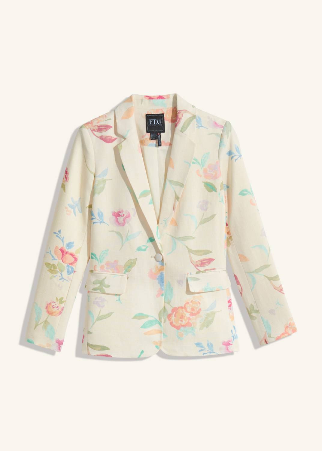 Fdj - Textured Printed Blazer