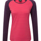 Women's Redline Long Sleeve Tee - Virtual Pink Stripe