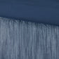 7 Piece Printed Seersucker Comforter Set Navy Queen