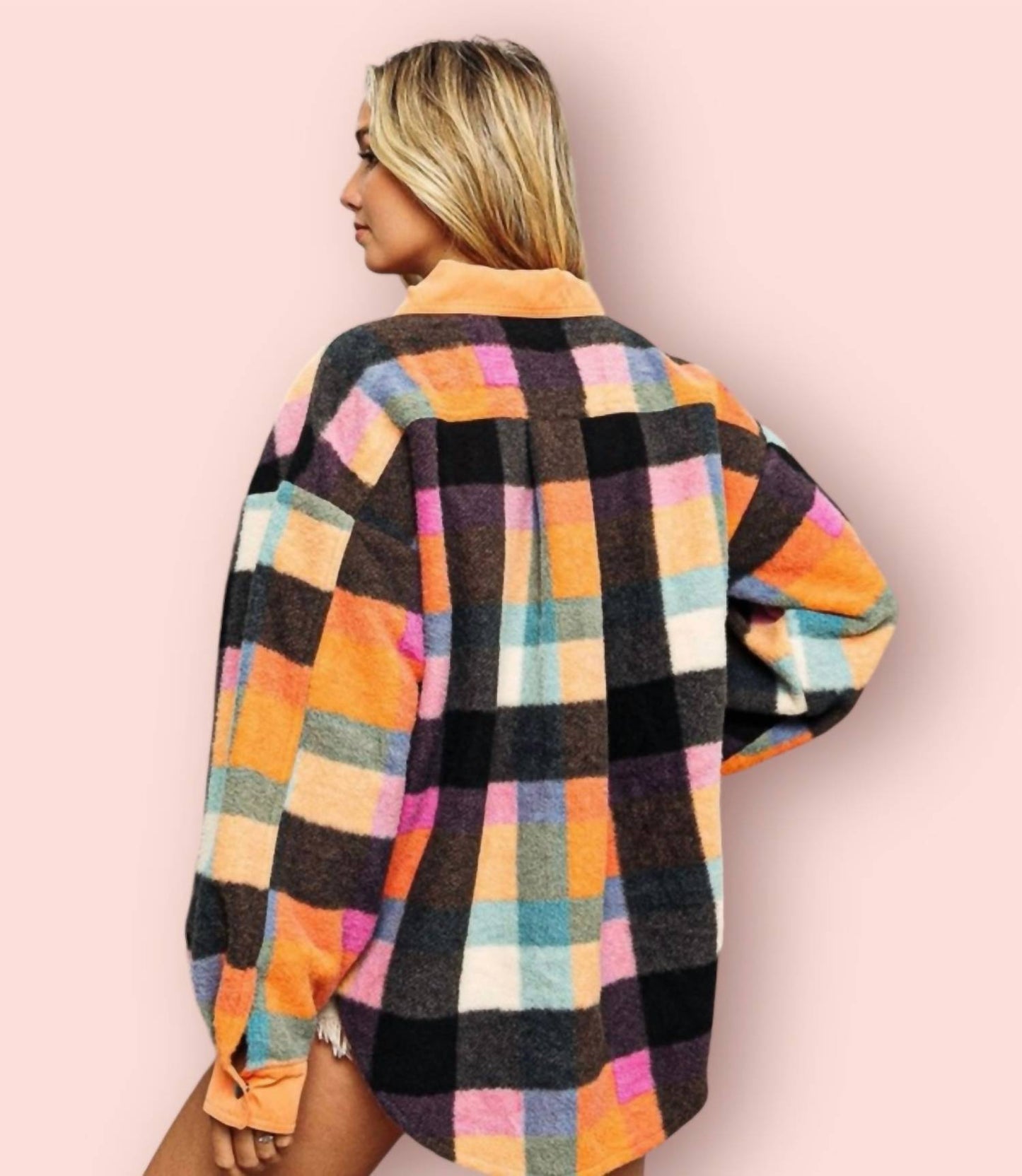 Bibi - Vintage Brushed Oversized Shacket