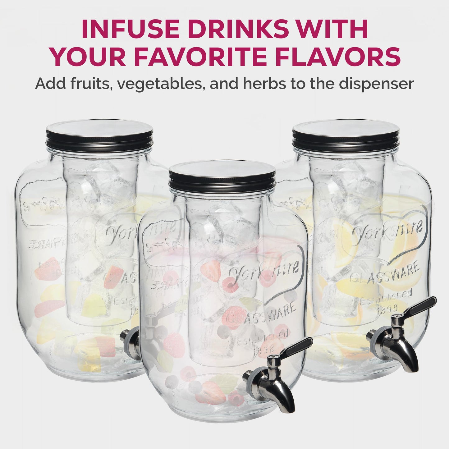 Glass Drink Dispenser