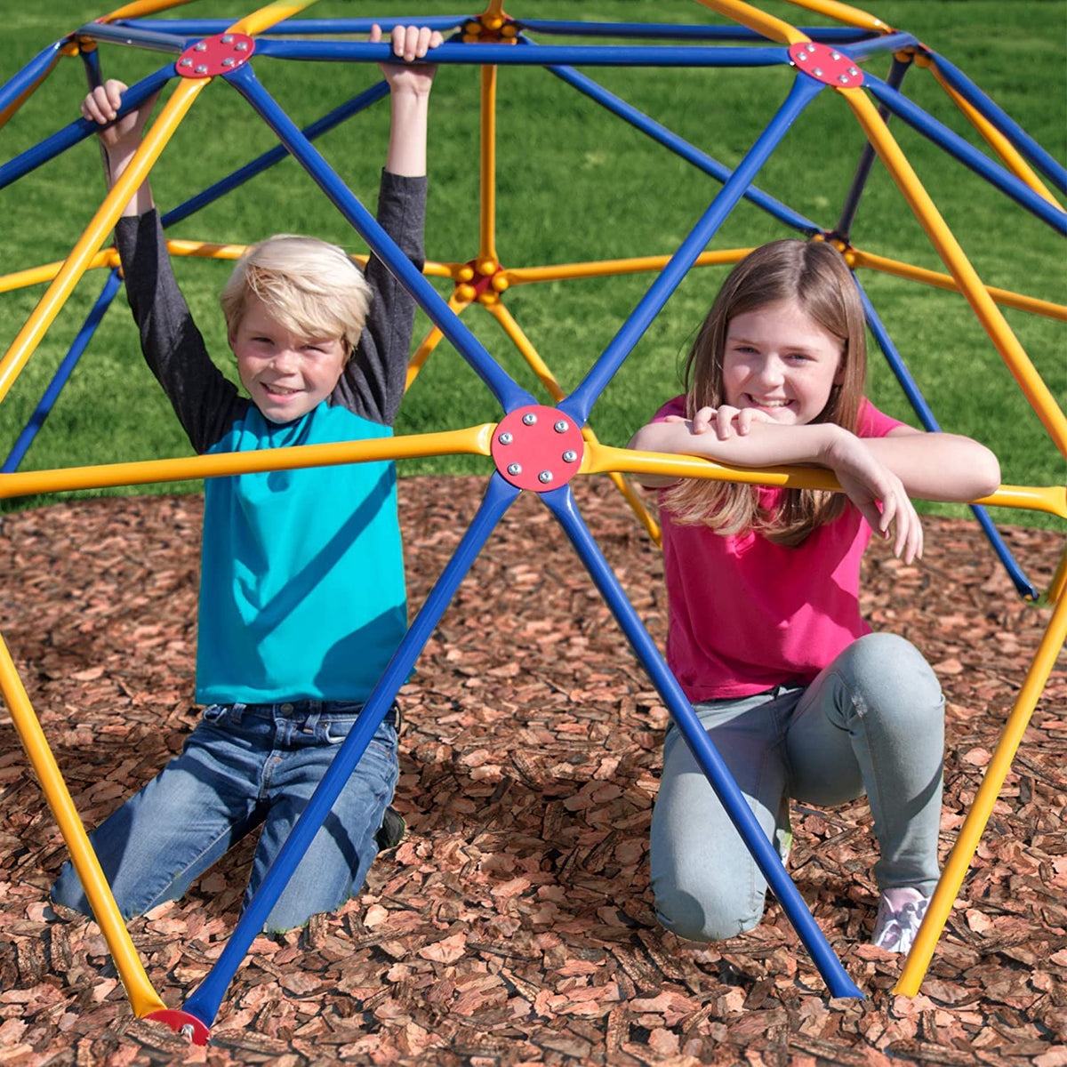 Impex Fitness GD-810 Easy Outdoor Geodescent Space Dome Play Set, Ages 3 to 10