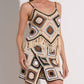 Elan - Island Crochet Tank with Fringe Bottom